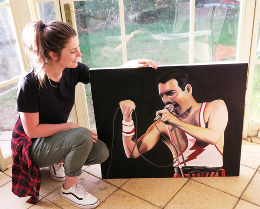 Crazy Little Thing Called Love | Painting Freddie Mercury