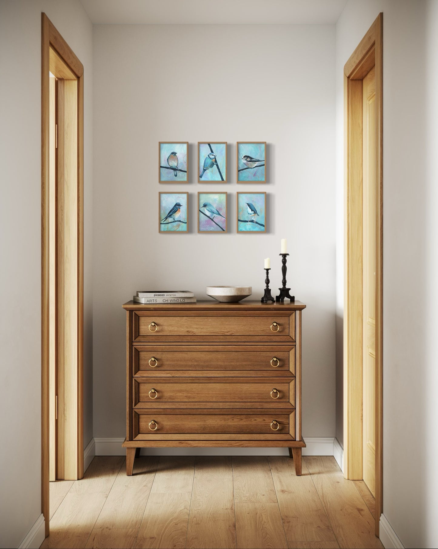 A Quiet Strength – Mini Bird Art Prints - Set of 6