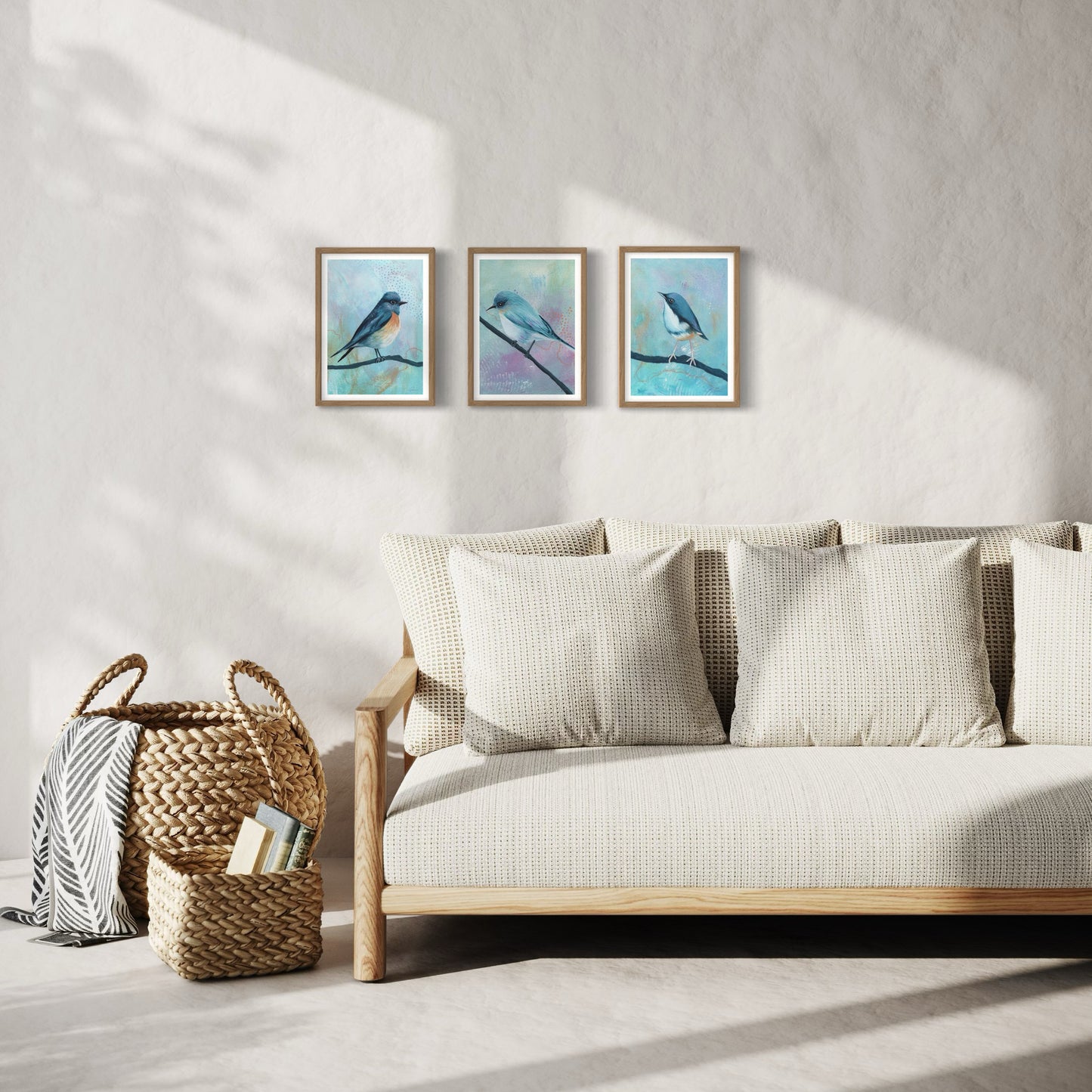 A Quiet Strength - Set of 3 Bird Art Prints - Set Two