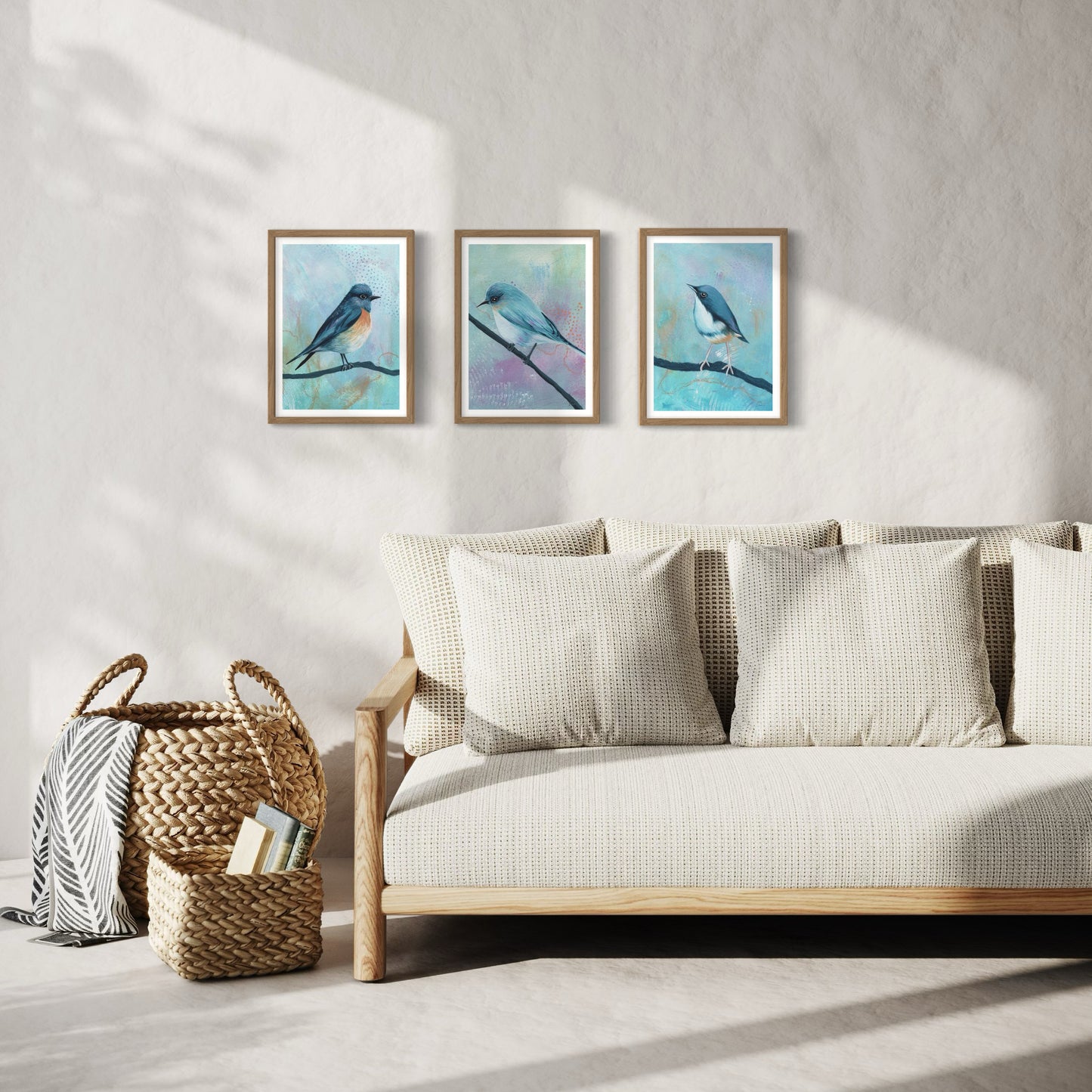 A Quiet Strength - Set of 3 Bird Art Prints - Set Two