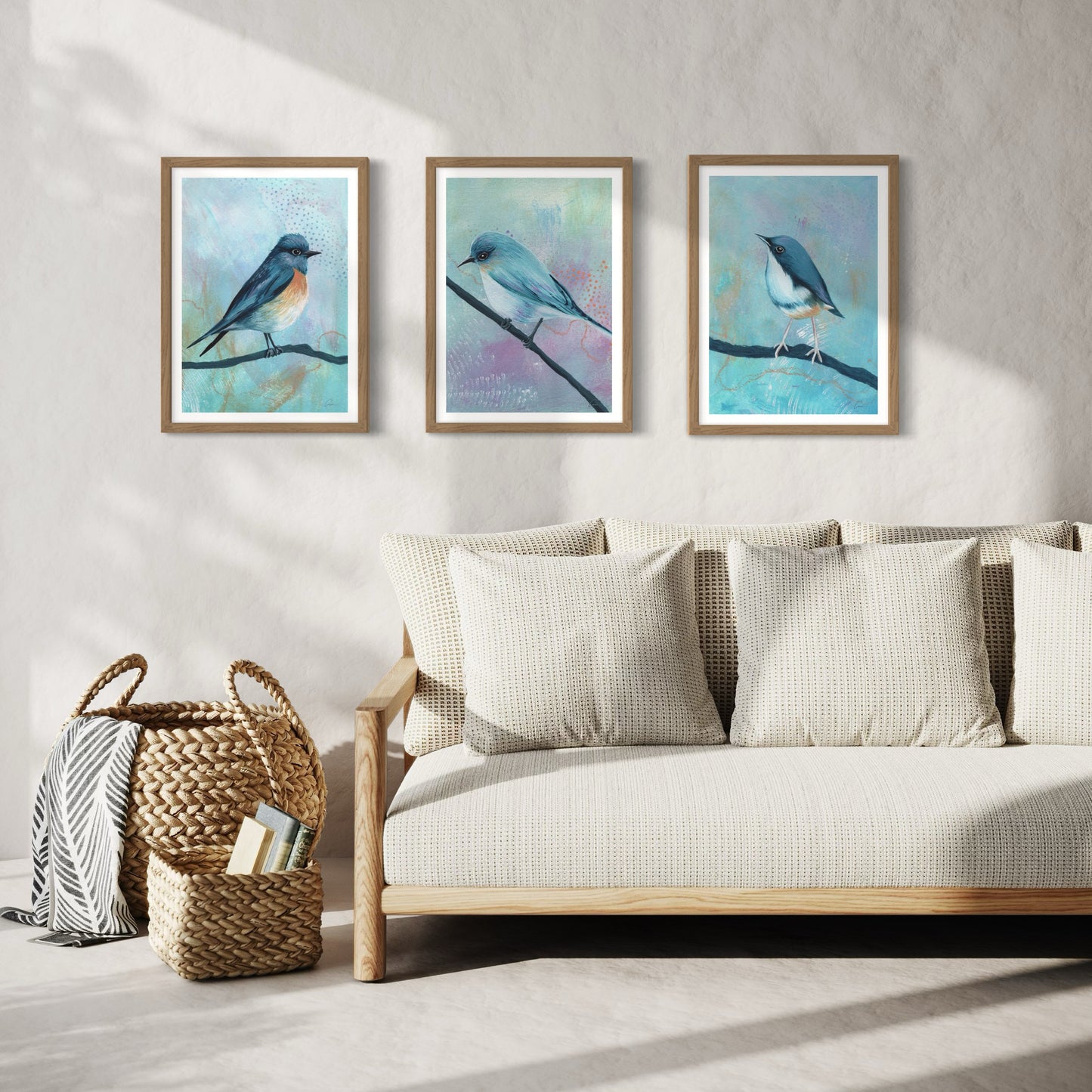 A Quiet Strength - Set of 3 Bird Art Prints - Set Two