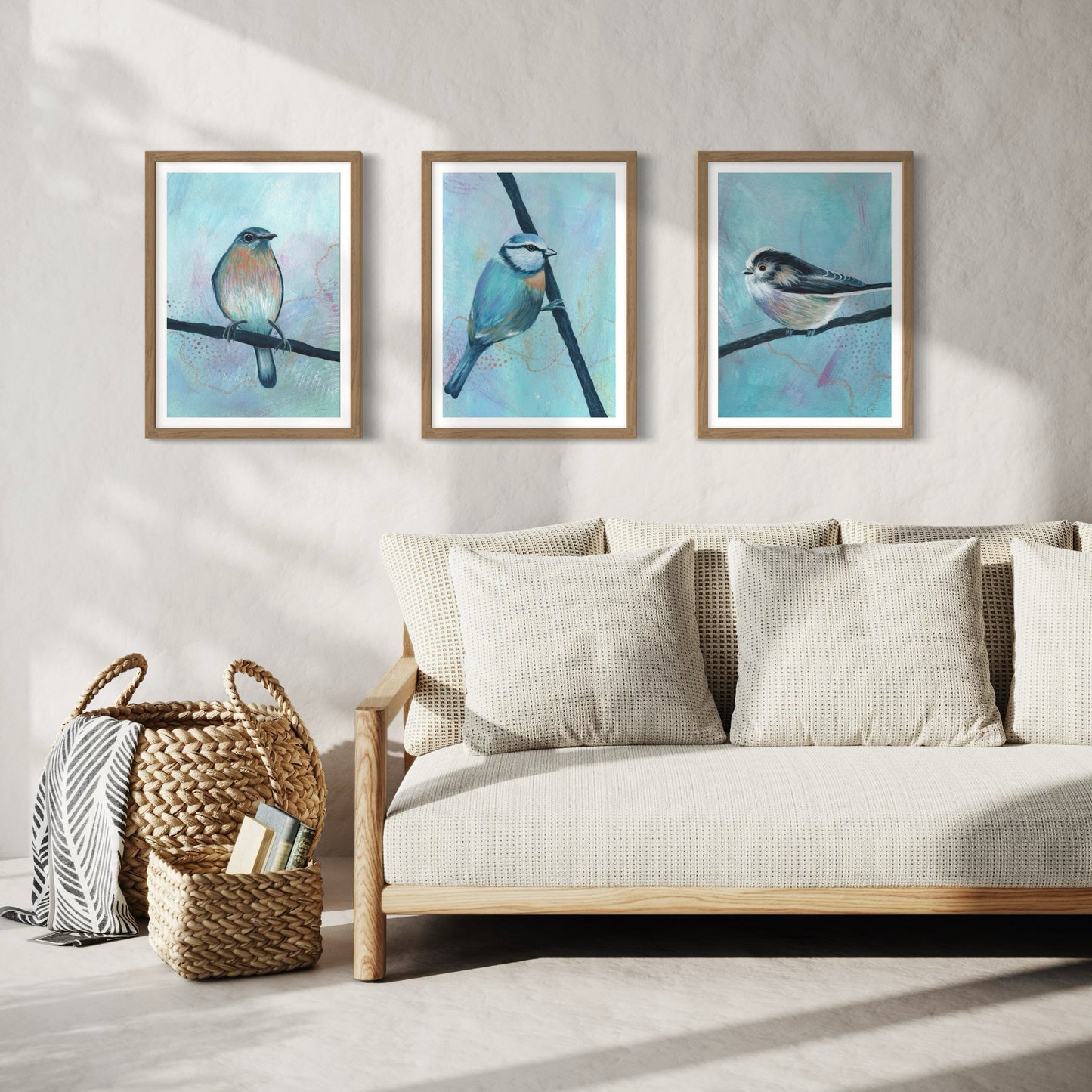 A Quiet Strength - Set of 3 Bird Art Prints - Set One