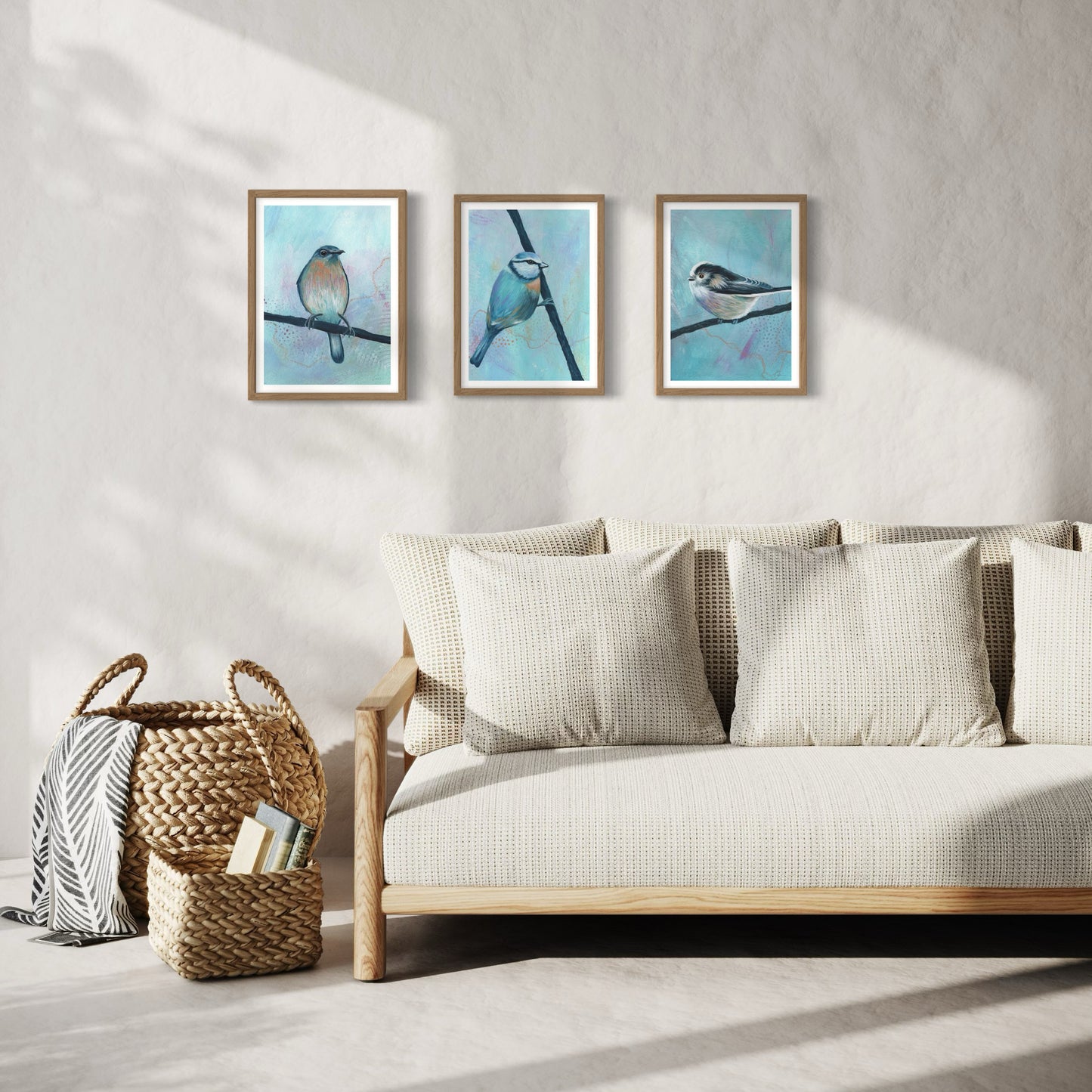 A Quiet Strength - Set of 3 Bird Art Prints - Set One