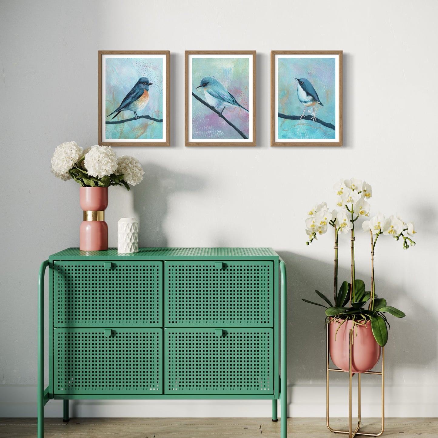 A Quiet Strength - Set of 3 Bird Art Prints - Set Two