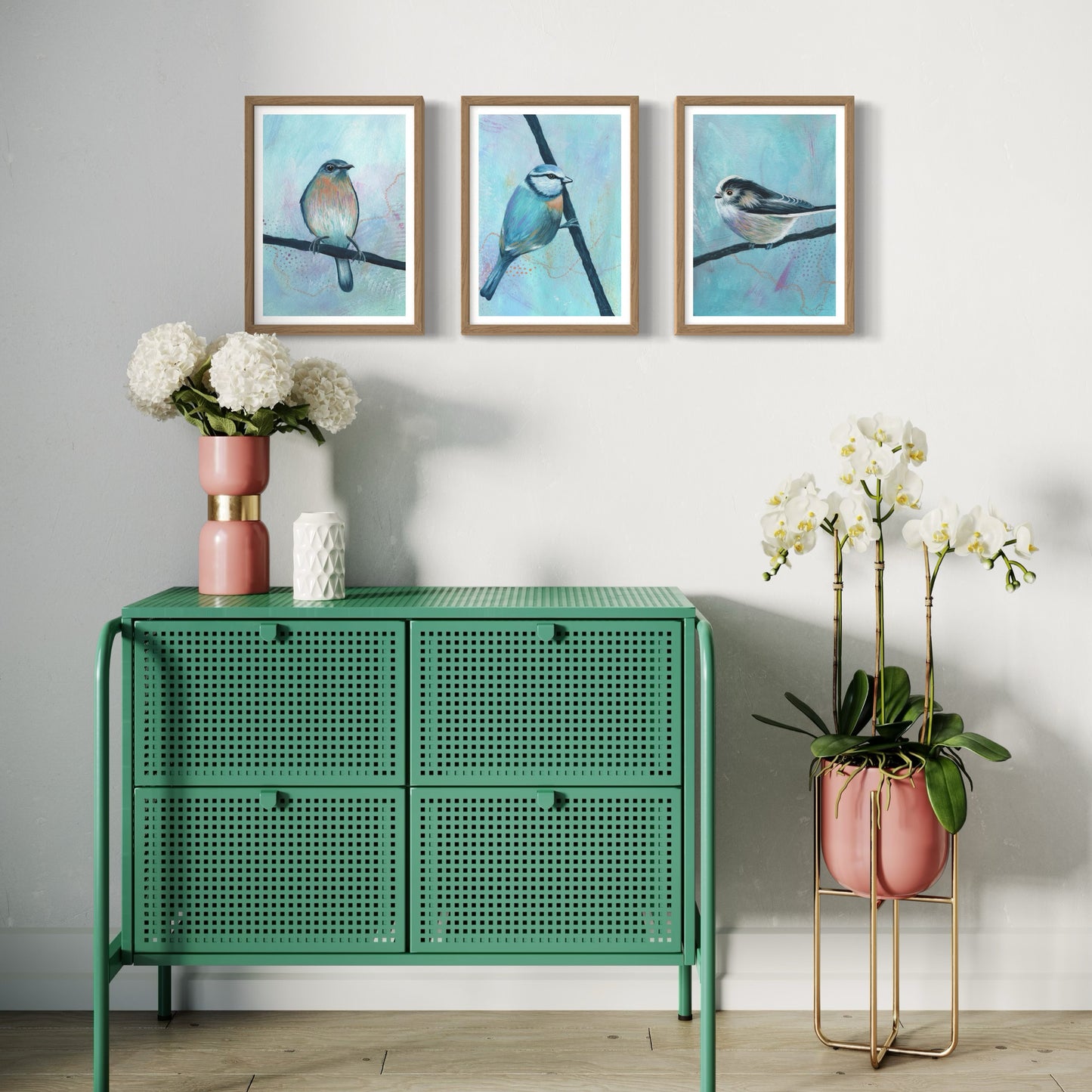A Quiet Strength - Set of 3 Bird Art Prints - Set One