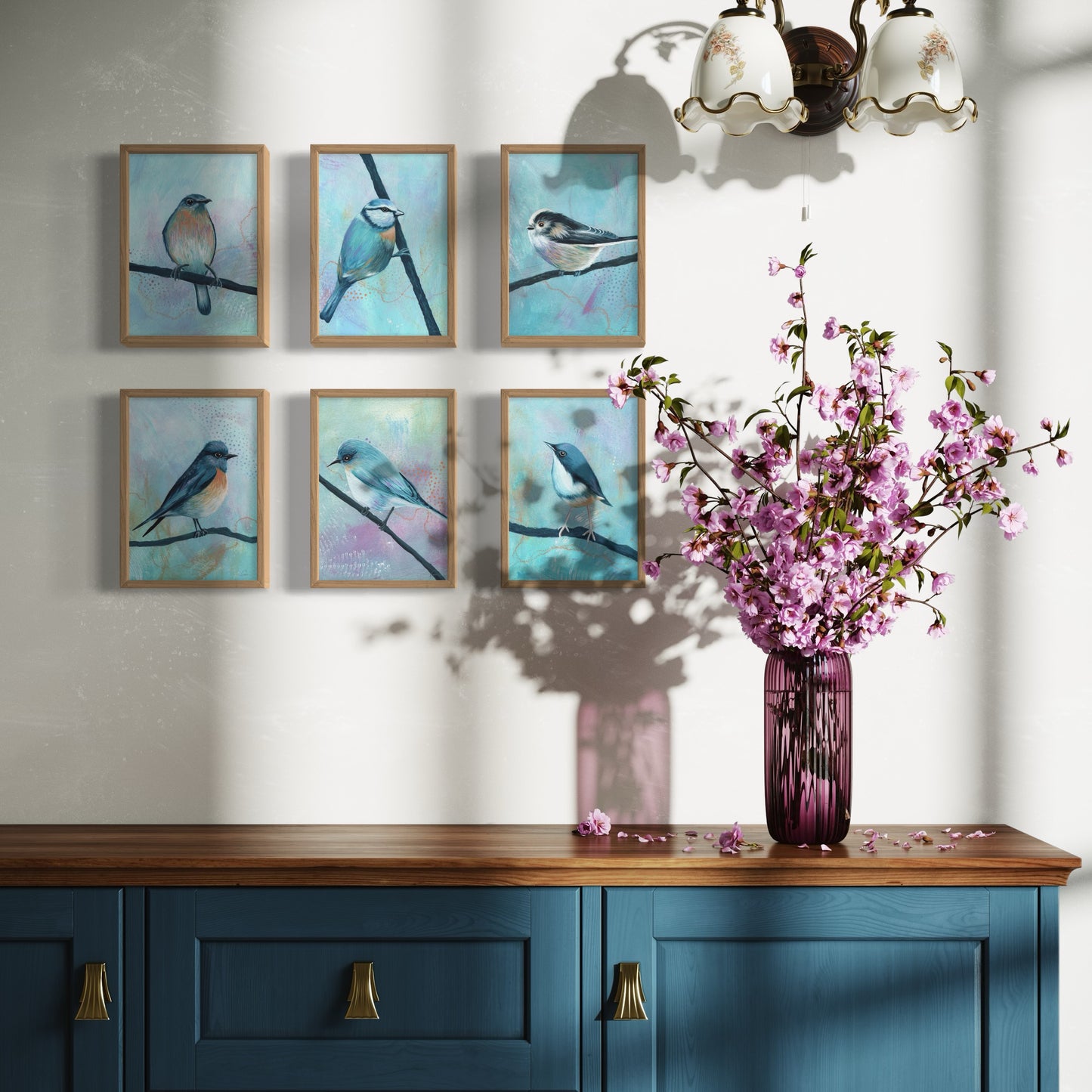 A Quiet Strength – Mini Bird Art Prints - Set of 6