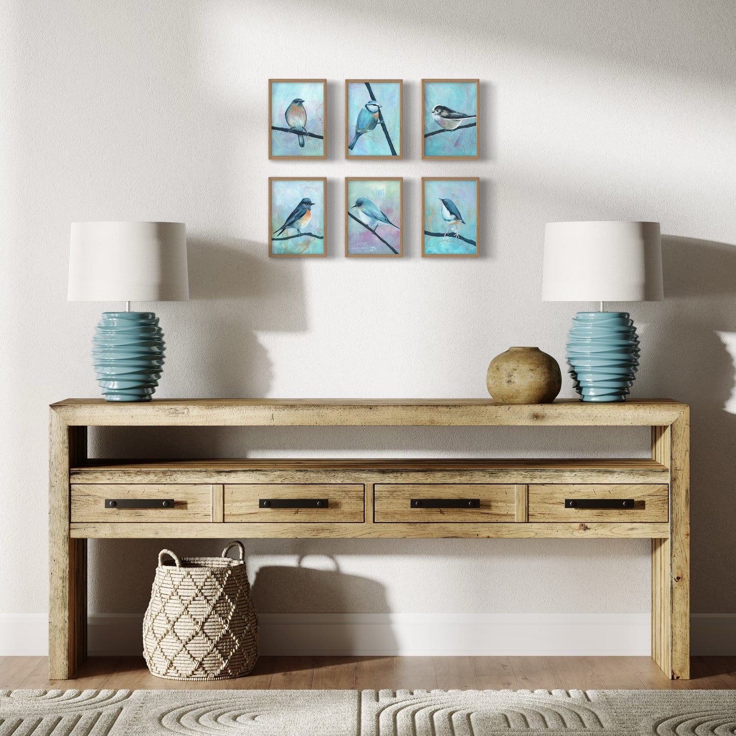 A Quiet Strength – Mini Bird Art Prints - Set of 6