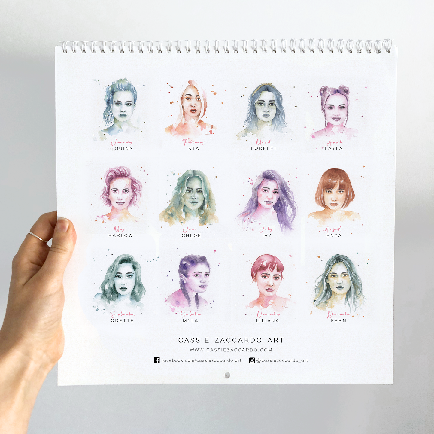 **Pre-Order** 2024 Watercolour Muse Calendar