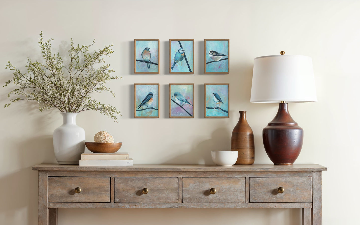 A Quiet Strength – Mini Bird Art Prints - Set of 6