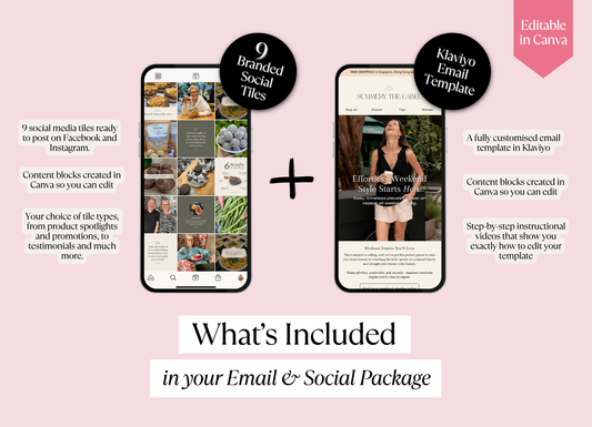 Custom Branded Email & Social Template Package