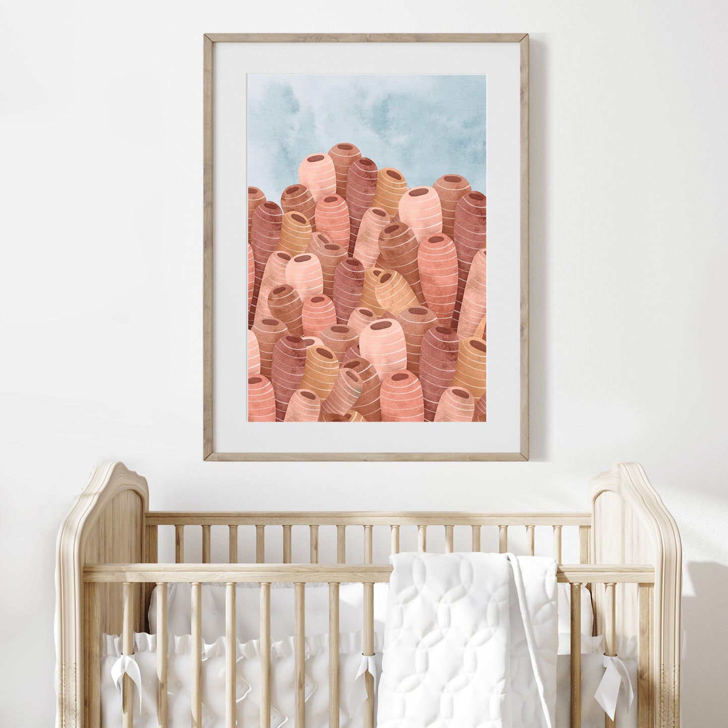 'Blushing Corals' | Under the Sea Coral Wall Art Print