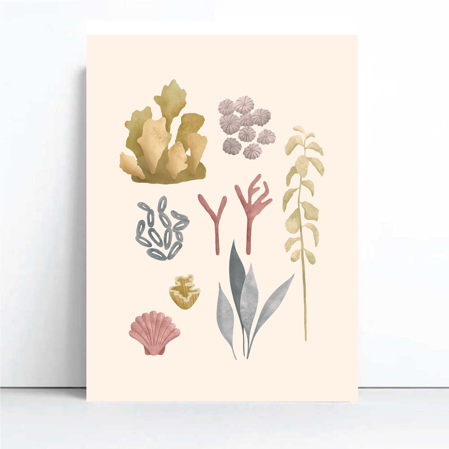 'Underwater Garden' | Under the Sea Plants Wall Art Print