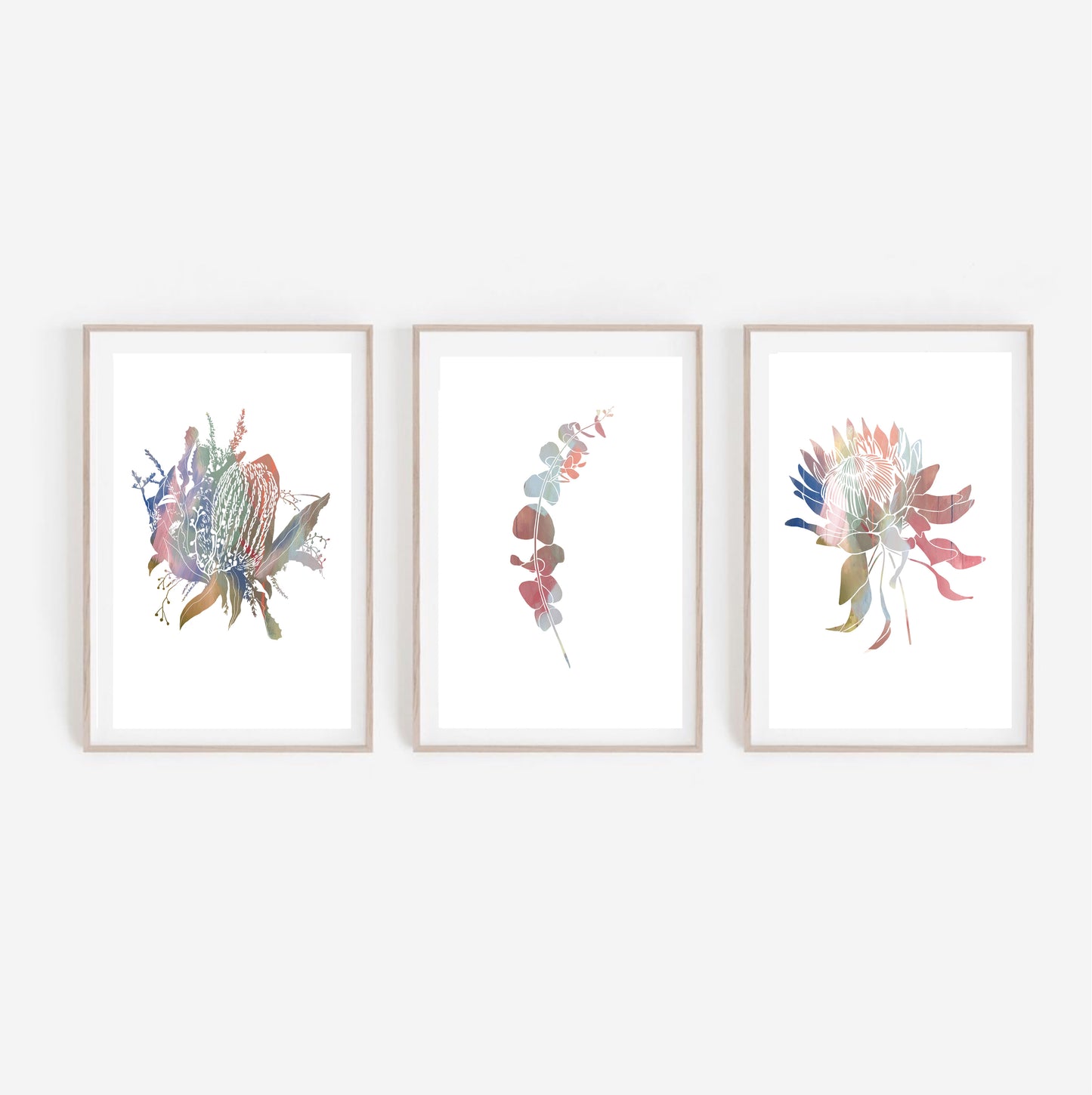 Wildflower Wall Art Print Collection One | Set of 3