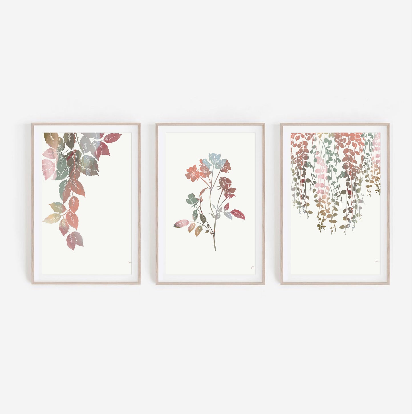 Wildflower Wall Art Print Collection Two | Set of 3