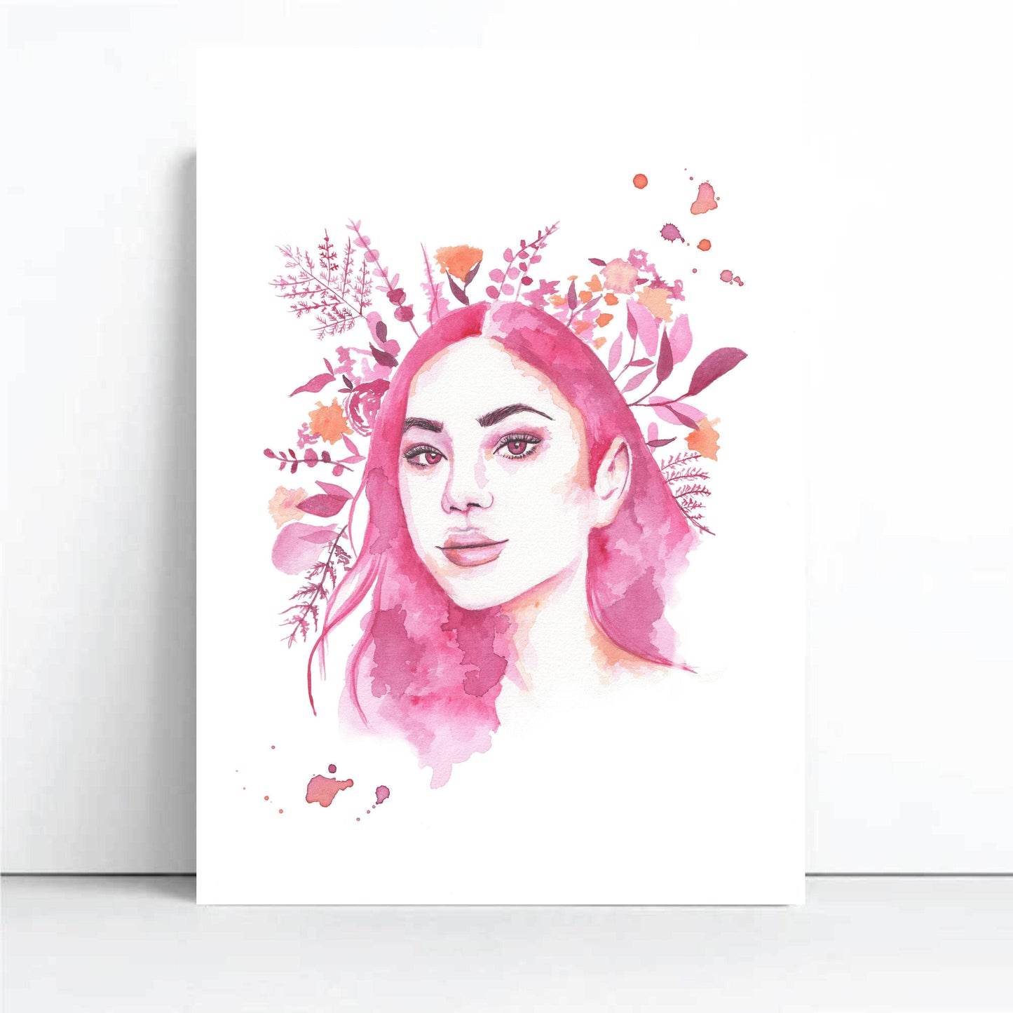 Cora | Watercolour Muse Art Print