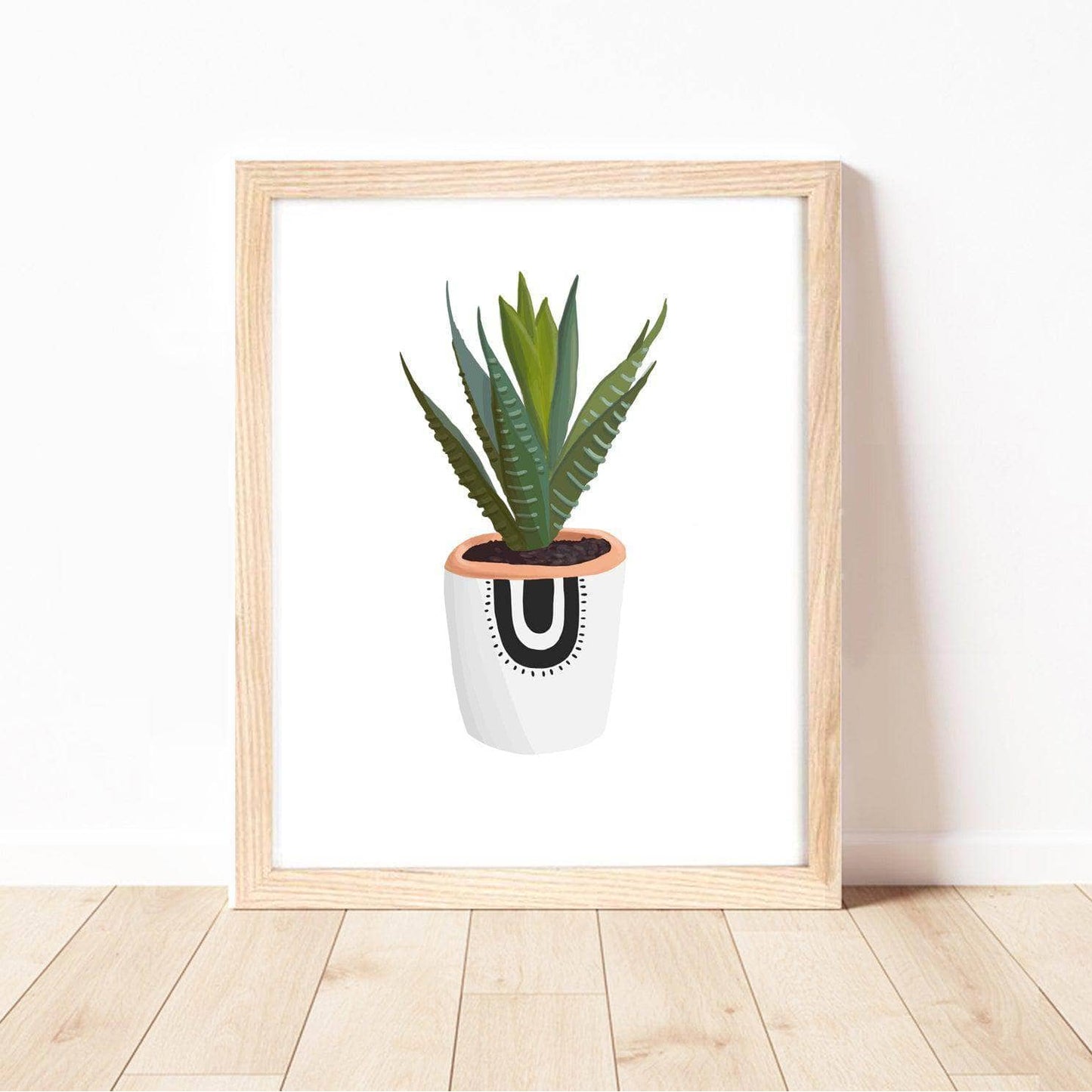 Cosy House Plant Three | Wall Art Print