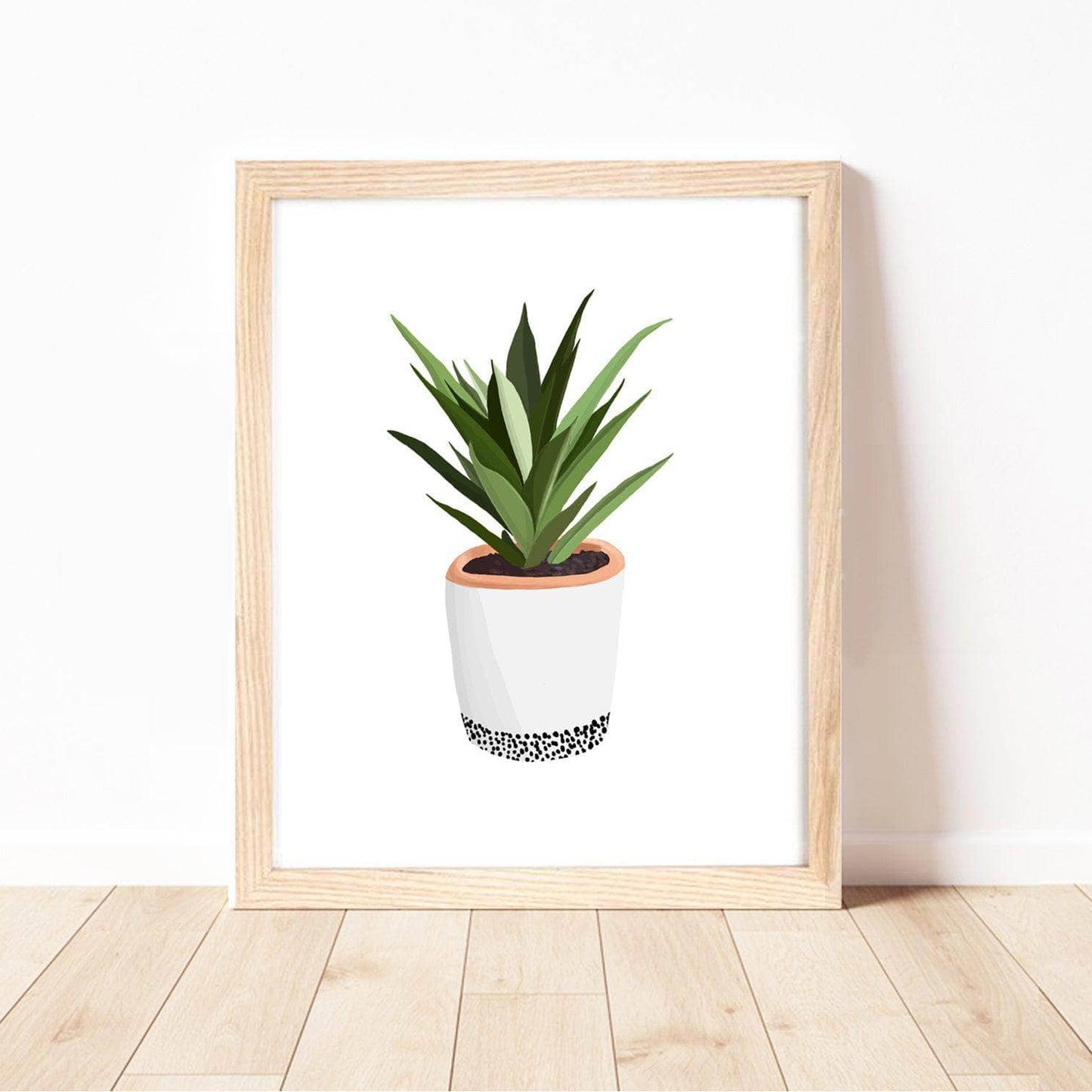 Cosy House Plant Two | Wall Art Print