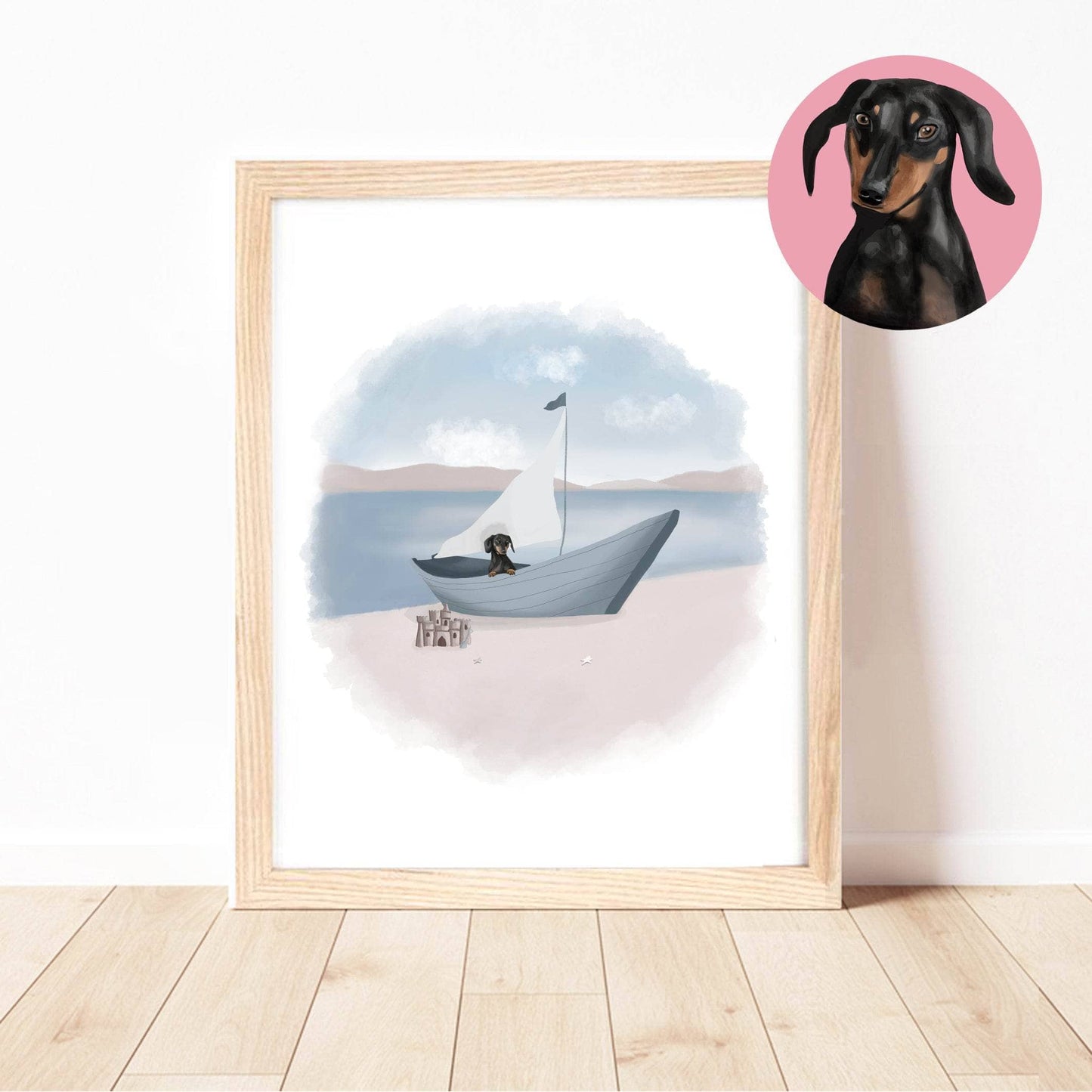 Dogs on Adventures | Set of 3 Mix & Match Wall Art Prints