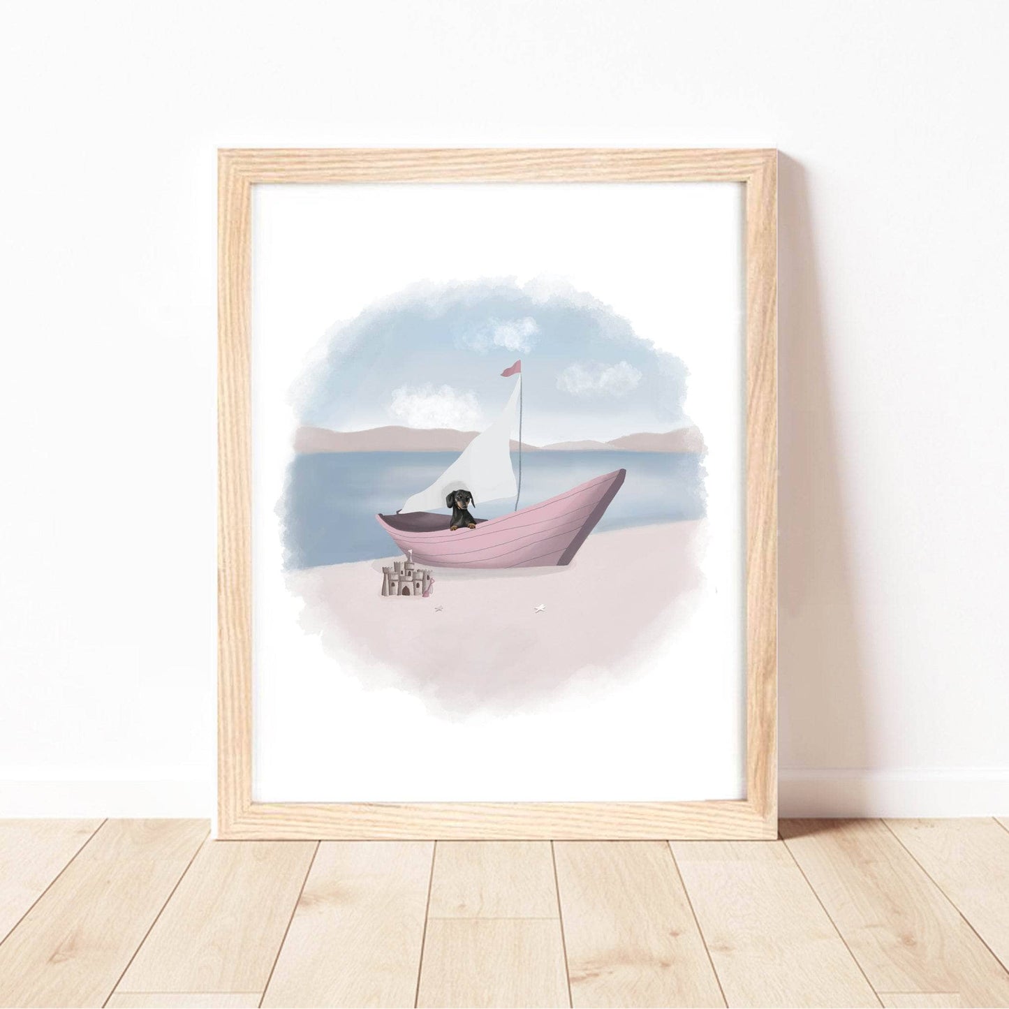 Dogs on Adventures Wall Art Print | Boat