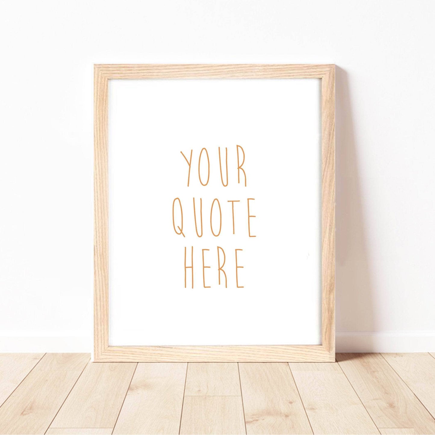 Kids Nursery Wall Art Print | Personalised Quote