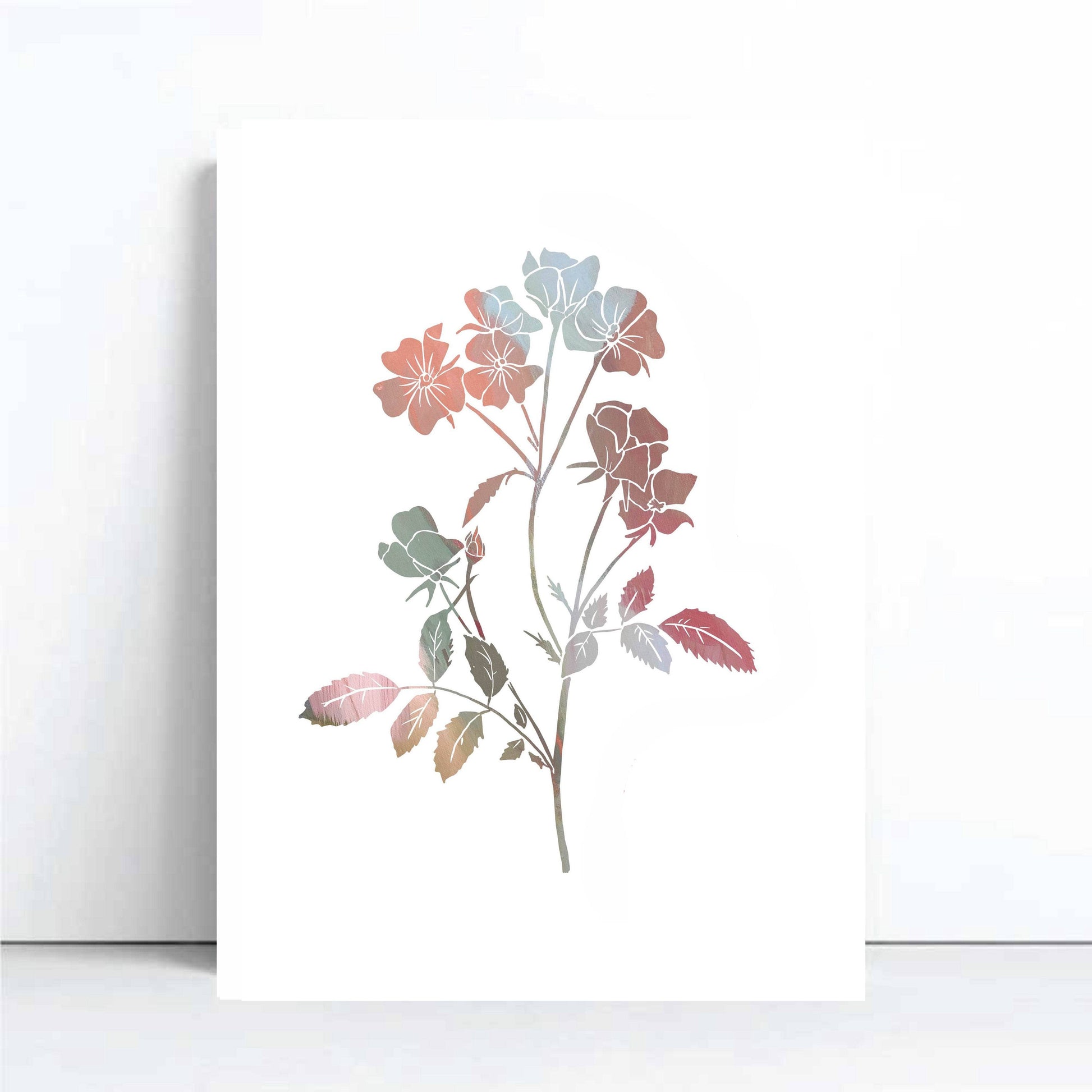 Wildflower Wall Art Print | Delicate Florals