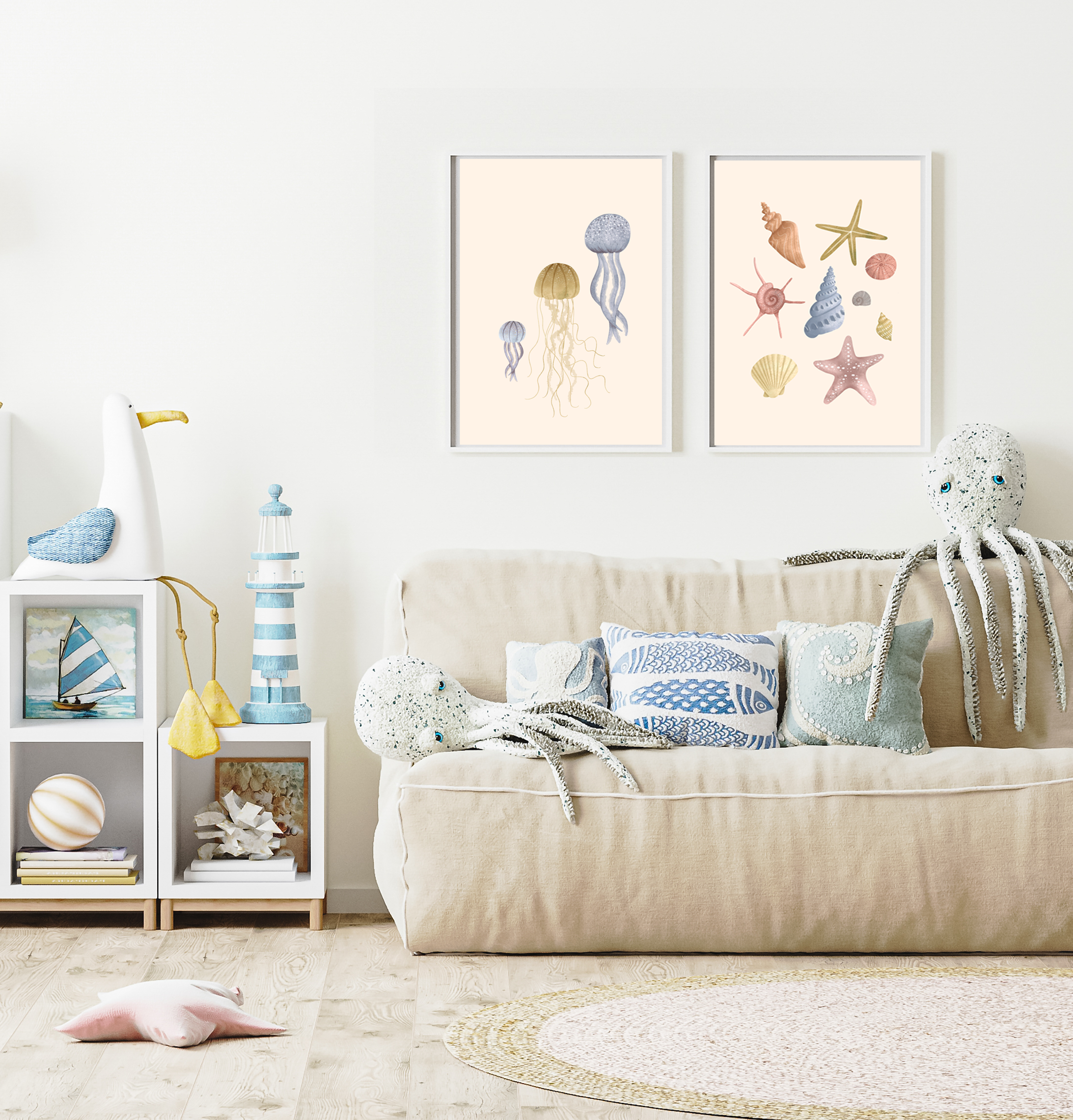 How to create an 'Under the Sea' themed kids bedroom or nursery ...