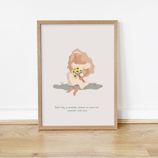 Another Chance - Calming Female Illustration Print *Pre-Order*