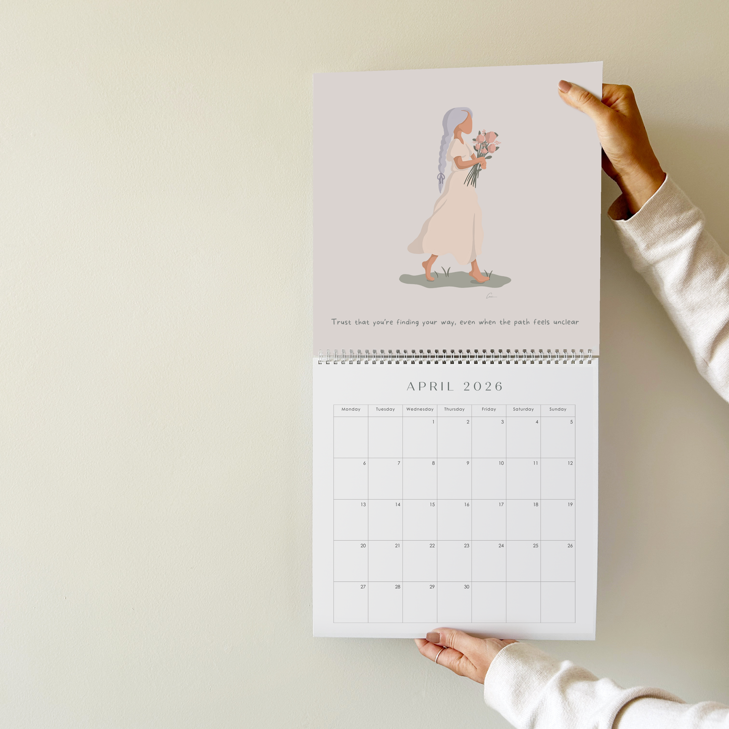 The Art of Self Compassion Bundle | 2026 Calendar & Affirmation Cards