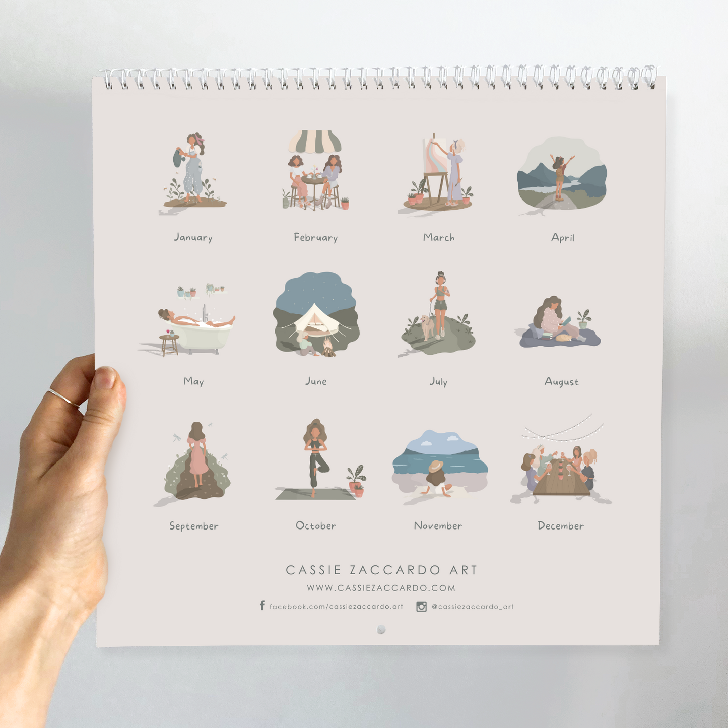 2025 Self-Care Art Calendar | Women's Mindfulness Home Decor – Cassie Zaccardo Art 2025-self-care-art-calendar-women-s-mindfulness-home-decor-cassie-zaccardo-art