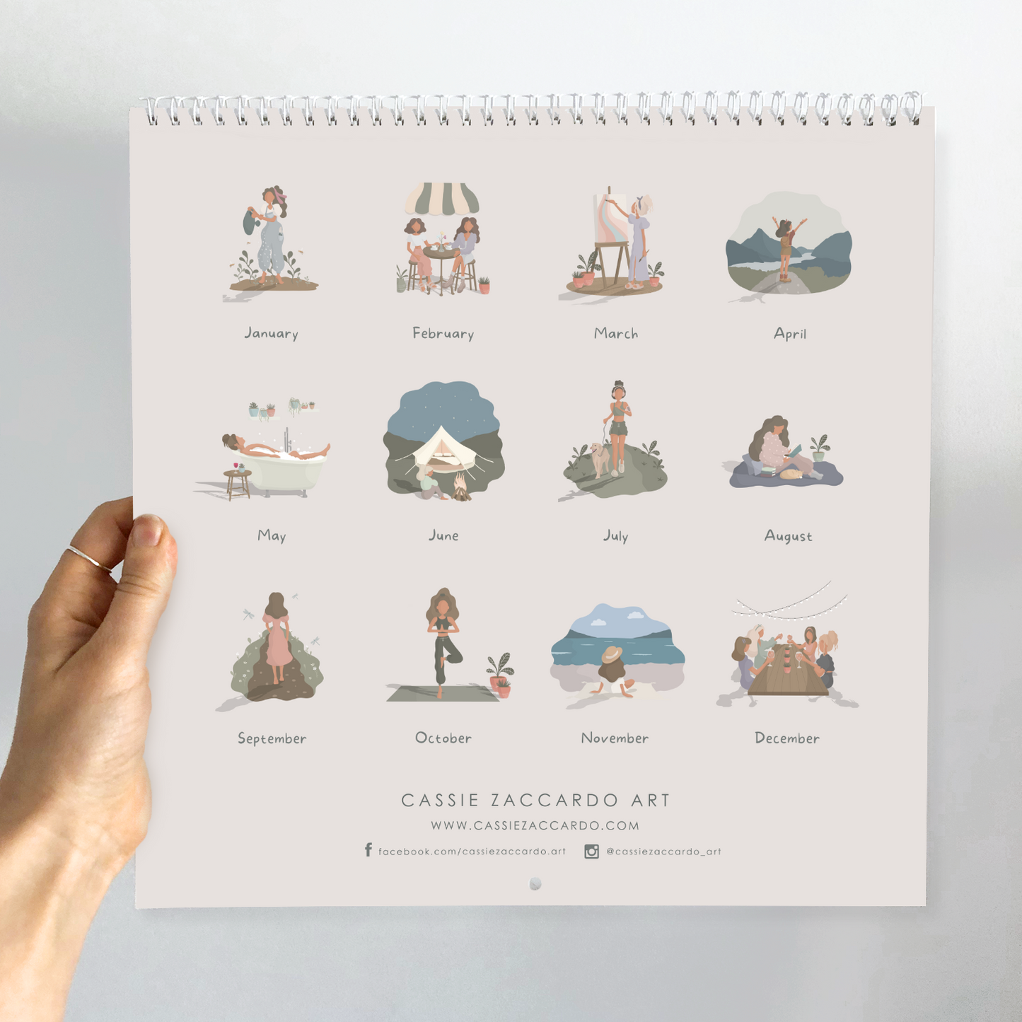 2025 'The Art of Self-Care' Calendar