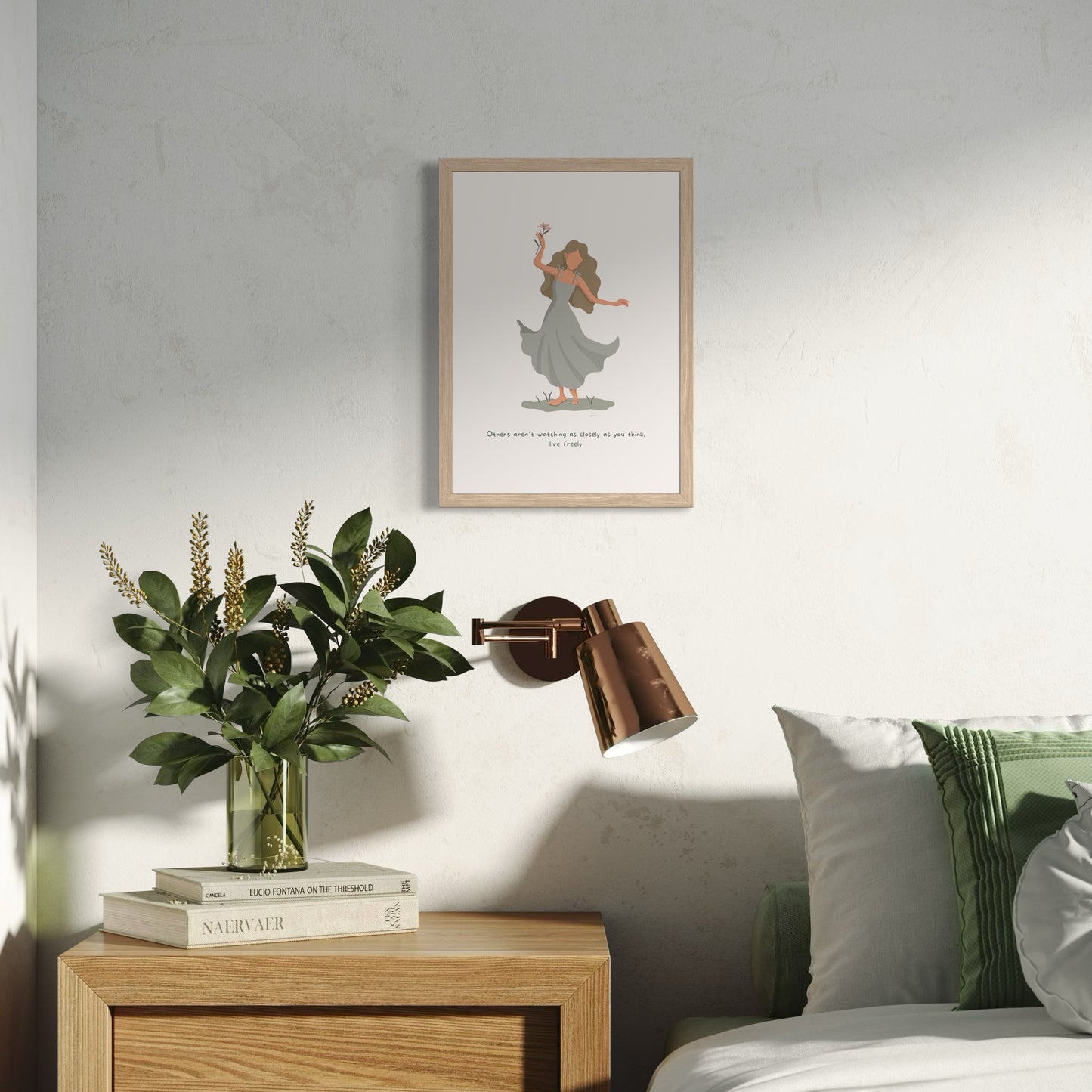 Live Freely - Calming Female Illustration Print *Pre-Order*