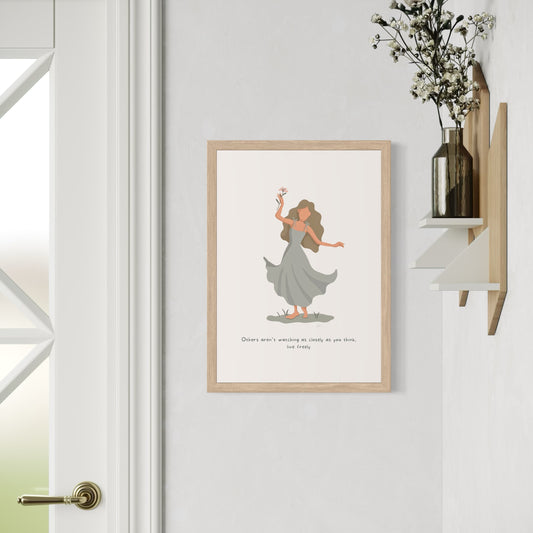 Live Freely - Calming Female Illustration Print *Pre-Order*