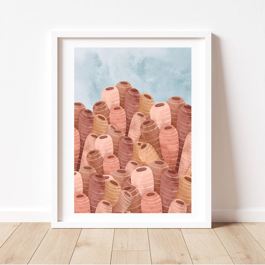 'Blushing Corals' | Under the Sea Coral Wall Art Print