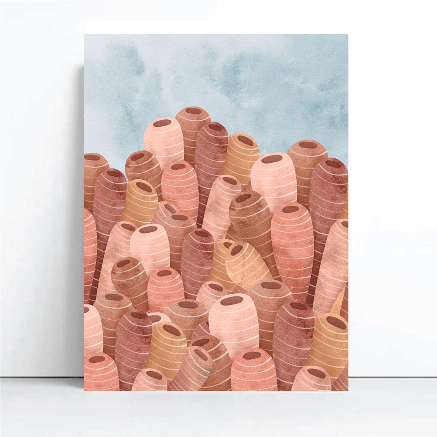 'Blushing Corals' | Under the Sea Coral Wall Art Print