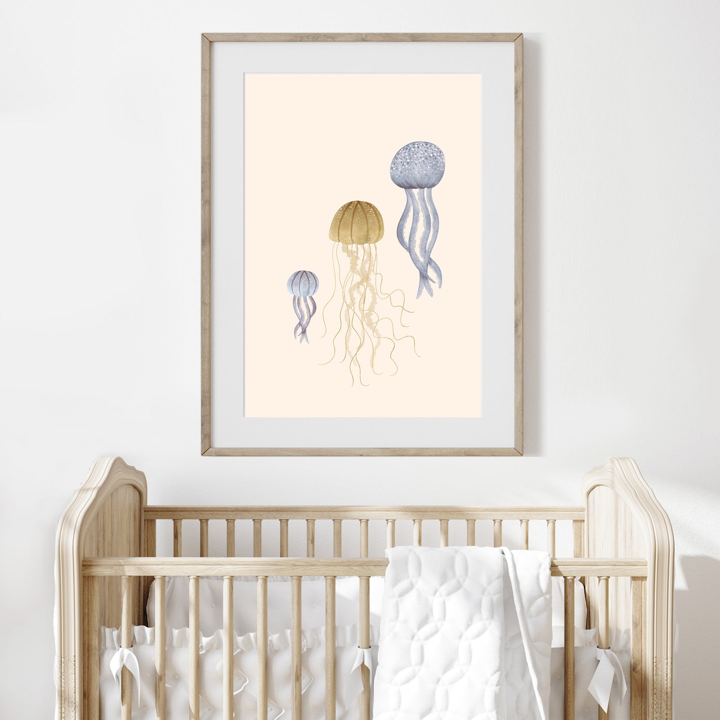 'Whimsical Jellies' | Under the Sea Jellyfish Wall Art Print