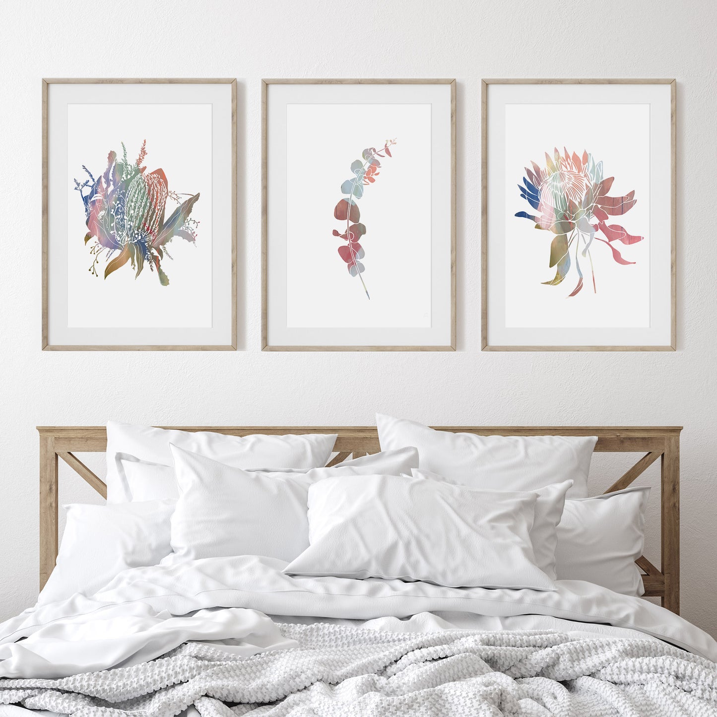 Wildflower Wall Art Print Collection One | Set of 3