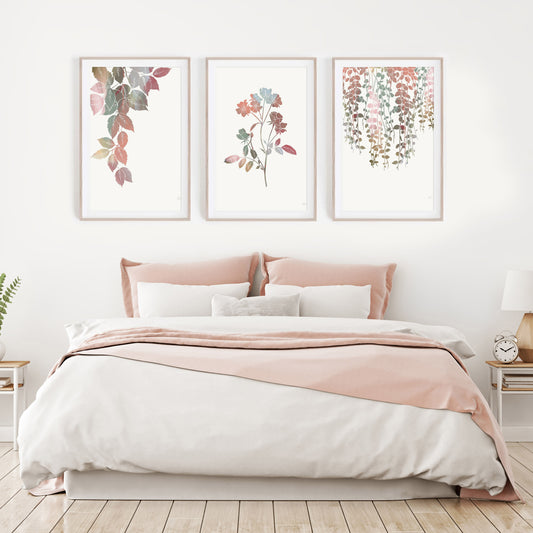 Wildflower Wall Art Print Collection Two | Set of 3