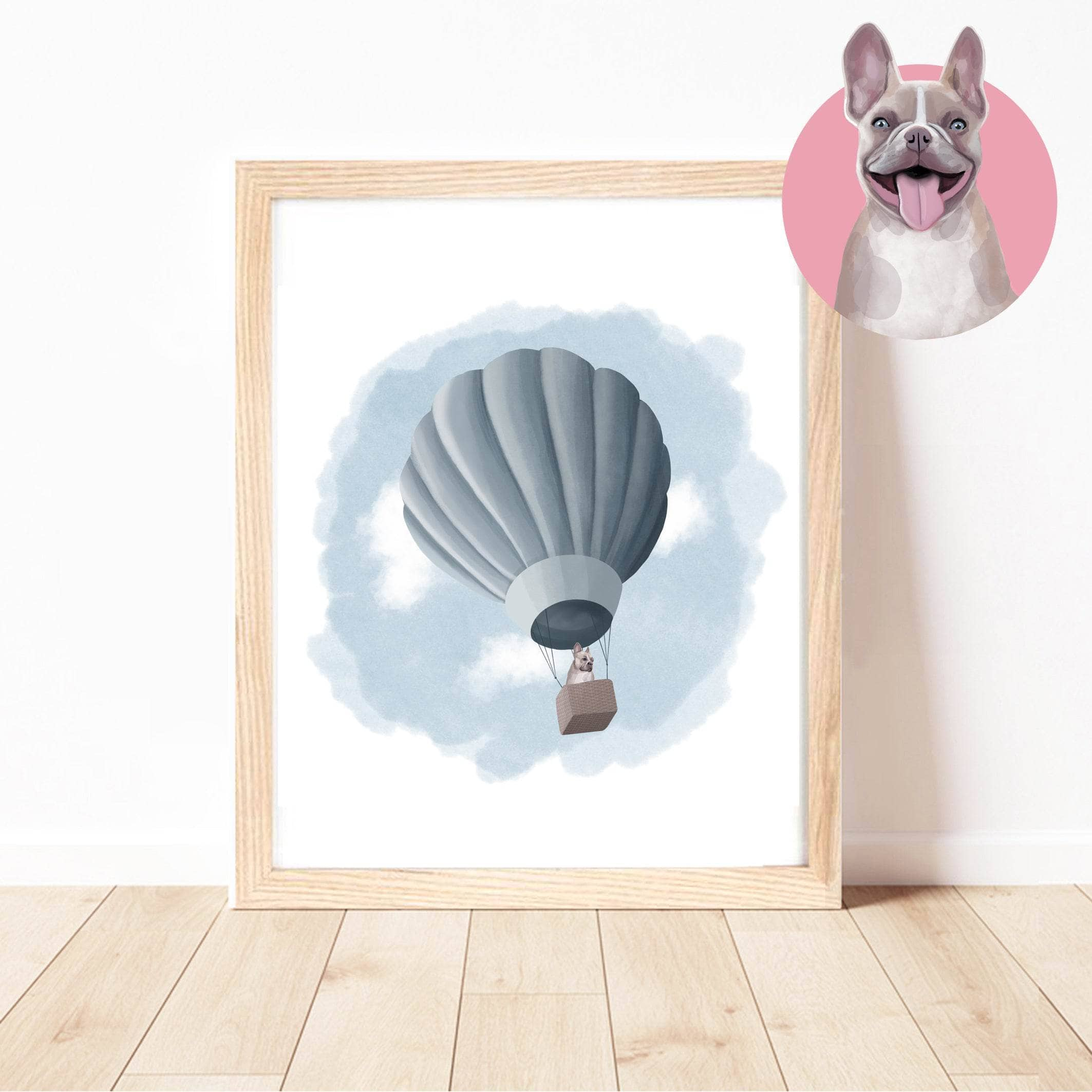 Hot air sales balloon print nursery