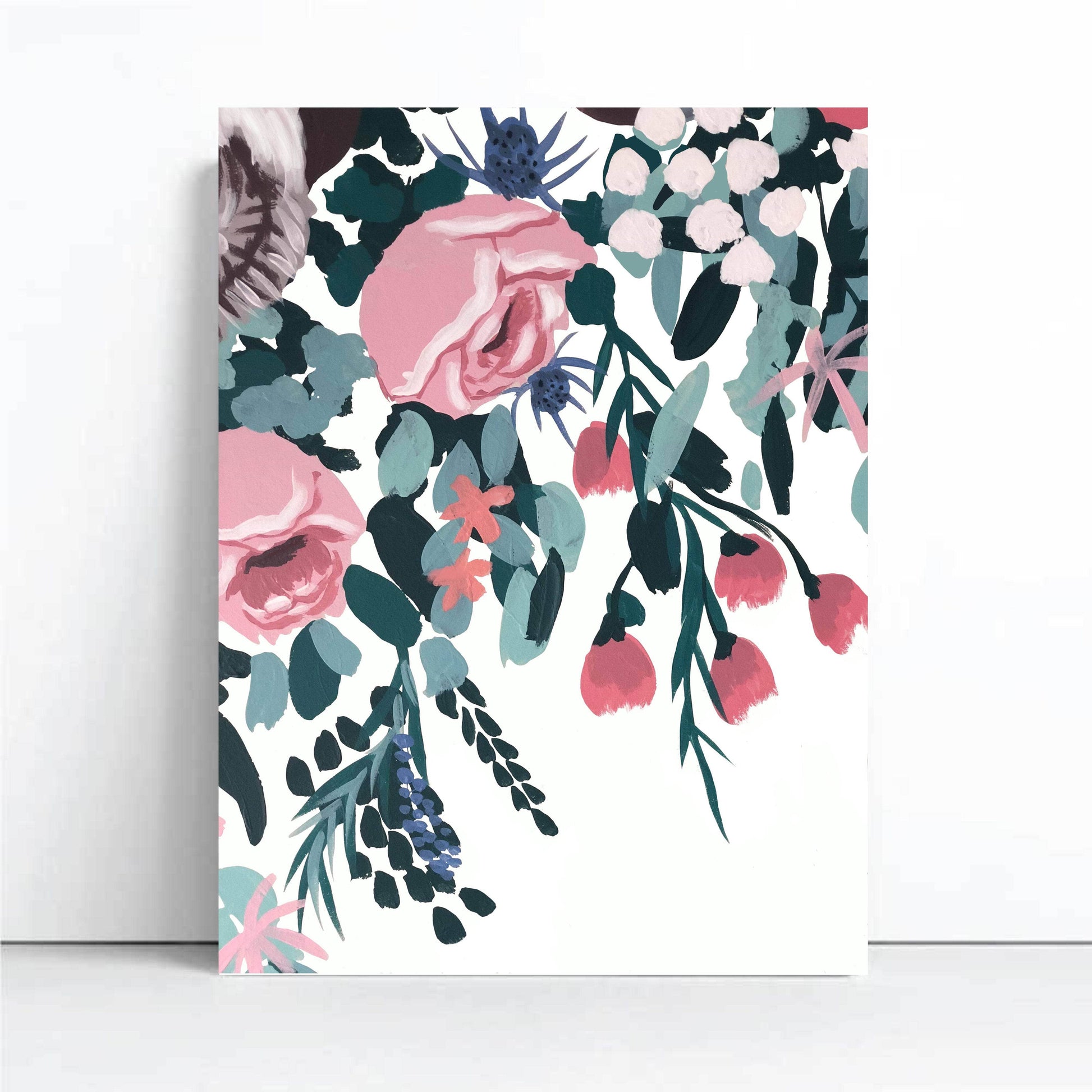Fiore One | Floral Wall Art Print