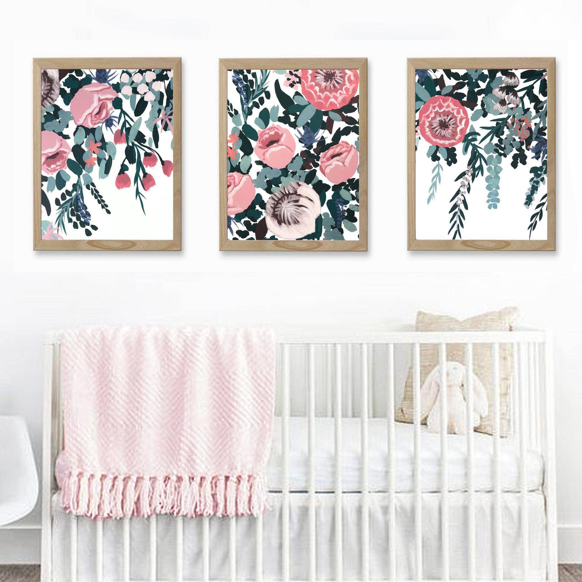 Fiore Wall Art Print Collection | Set of Three