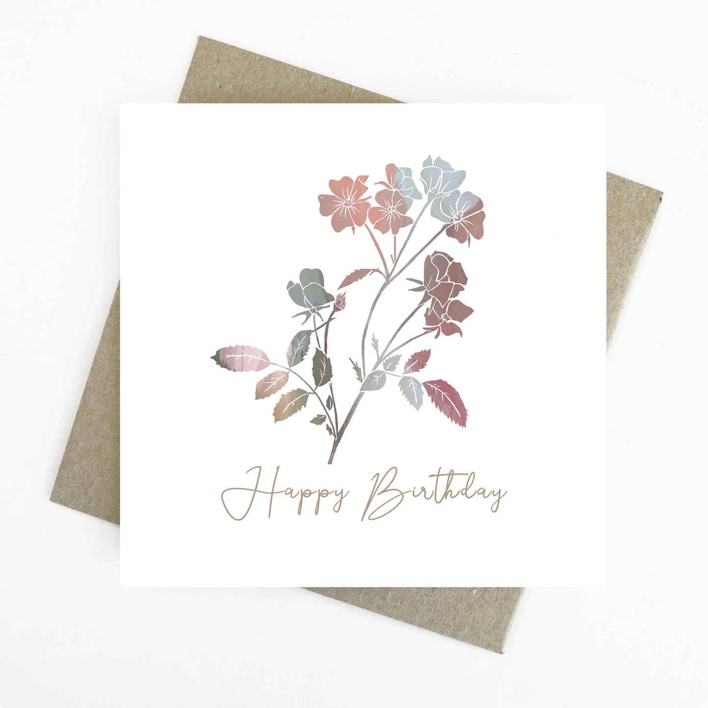 Happy Birthday - Wildflower Greeting Card