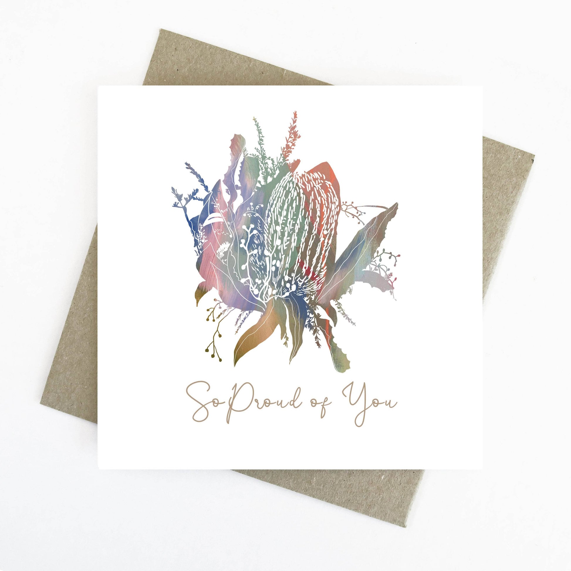 So Proud of You - Wildflower Greeting Card