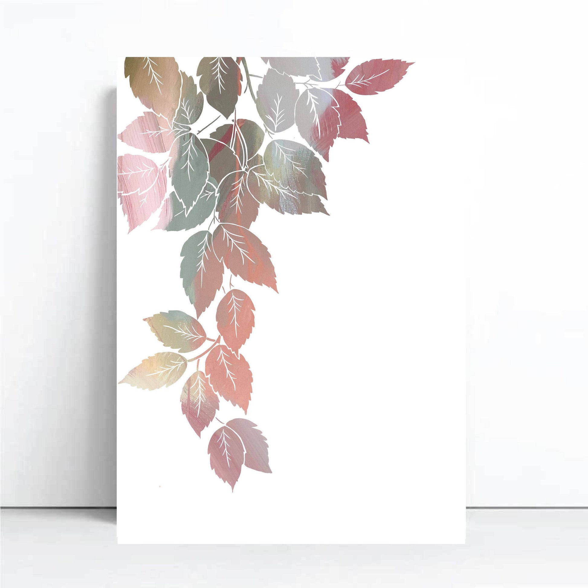 Wildflower Wall Art Print | Falling Leaves