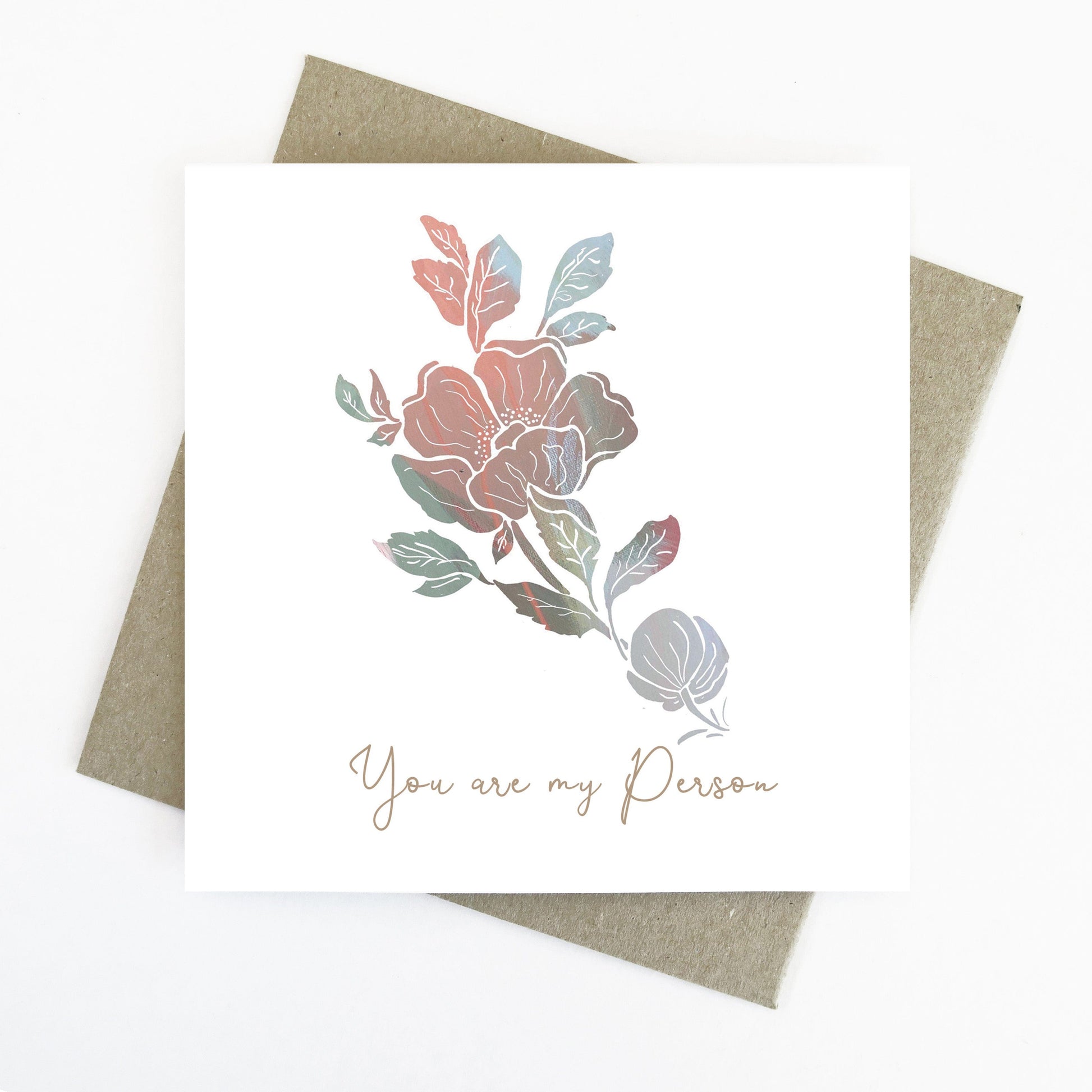 You Are My Person - Wildflower Greeting Card